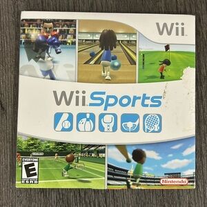 Wii Sports (Nintendo Wii, 2006) W/Original Sleeve & Manual Tested